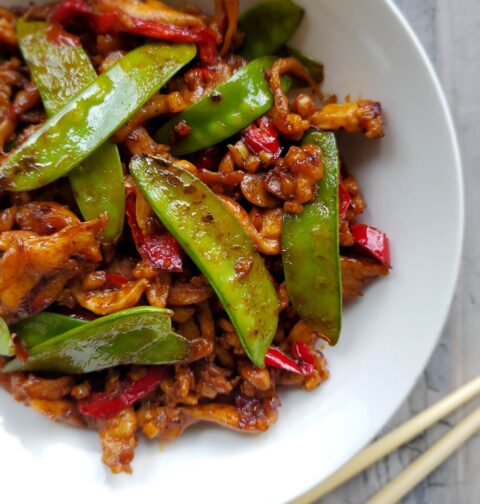 Schezwan Chicken with chili bean sauce