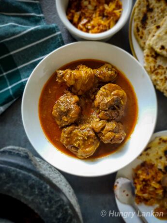 Sri Lankan chicken curry