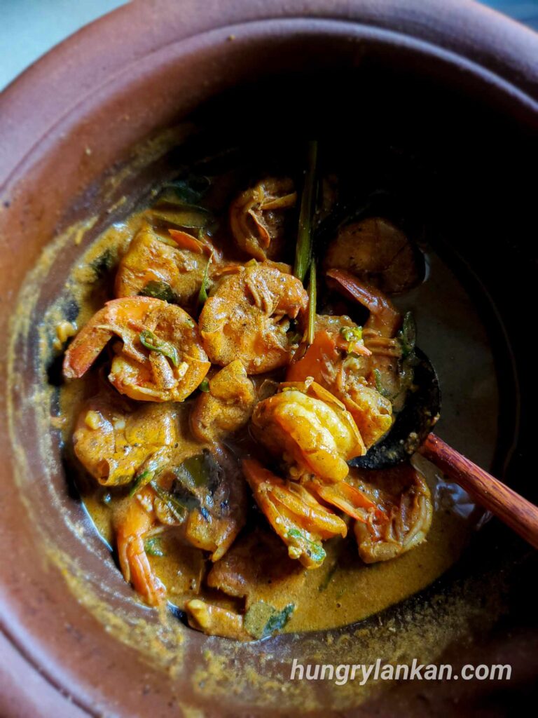 Sri Lankan Prawn/Isso Curry
