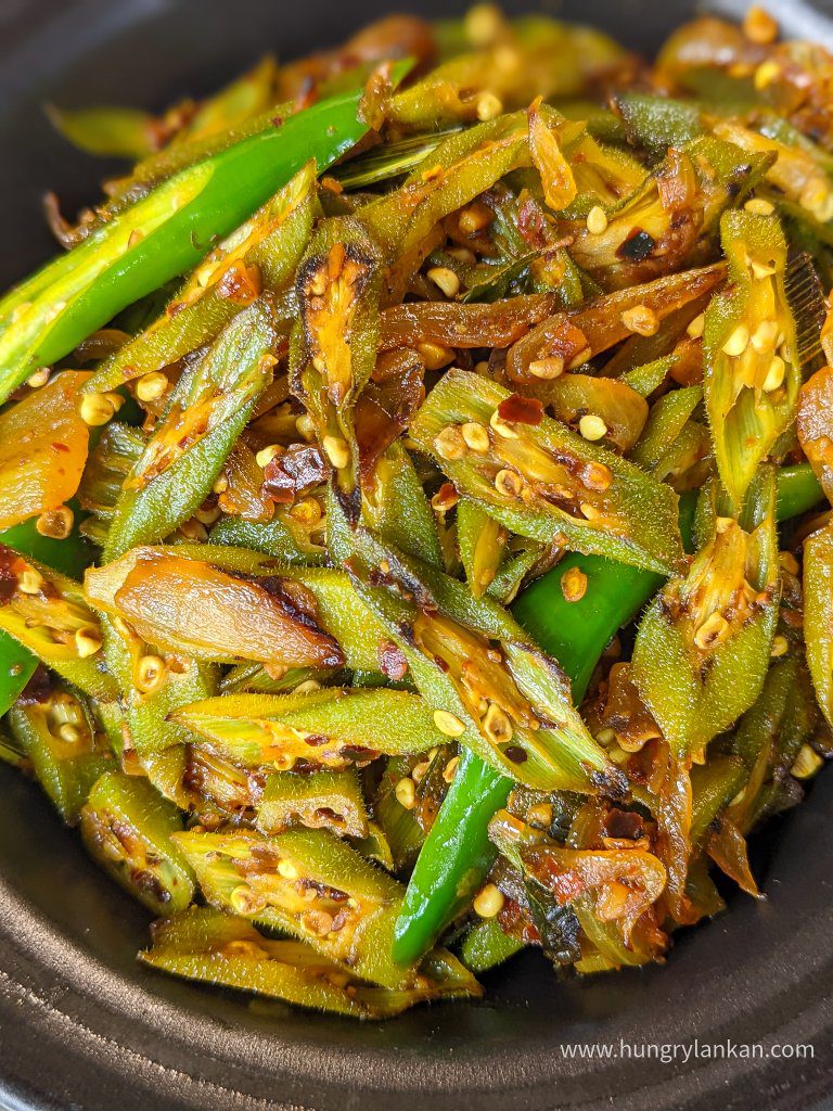 Vegan Easy Okra stir-fried