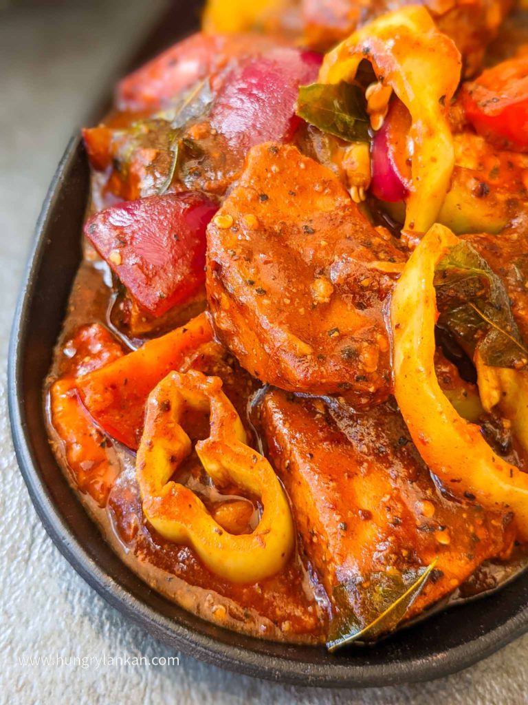 Sri Lankan devilled fish