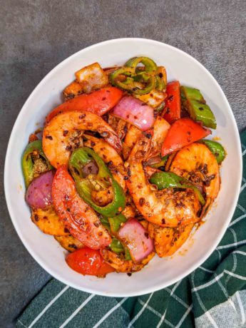 Sri Lankan devilled shrimp