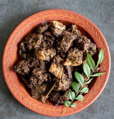 Black Pork Curry Sri Lankan