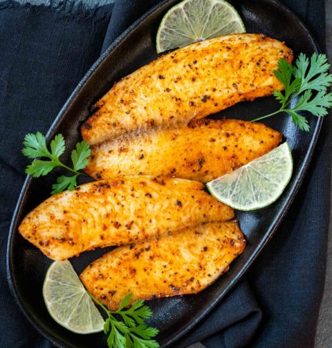 Tilapia Fillets in Air Fryer
