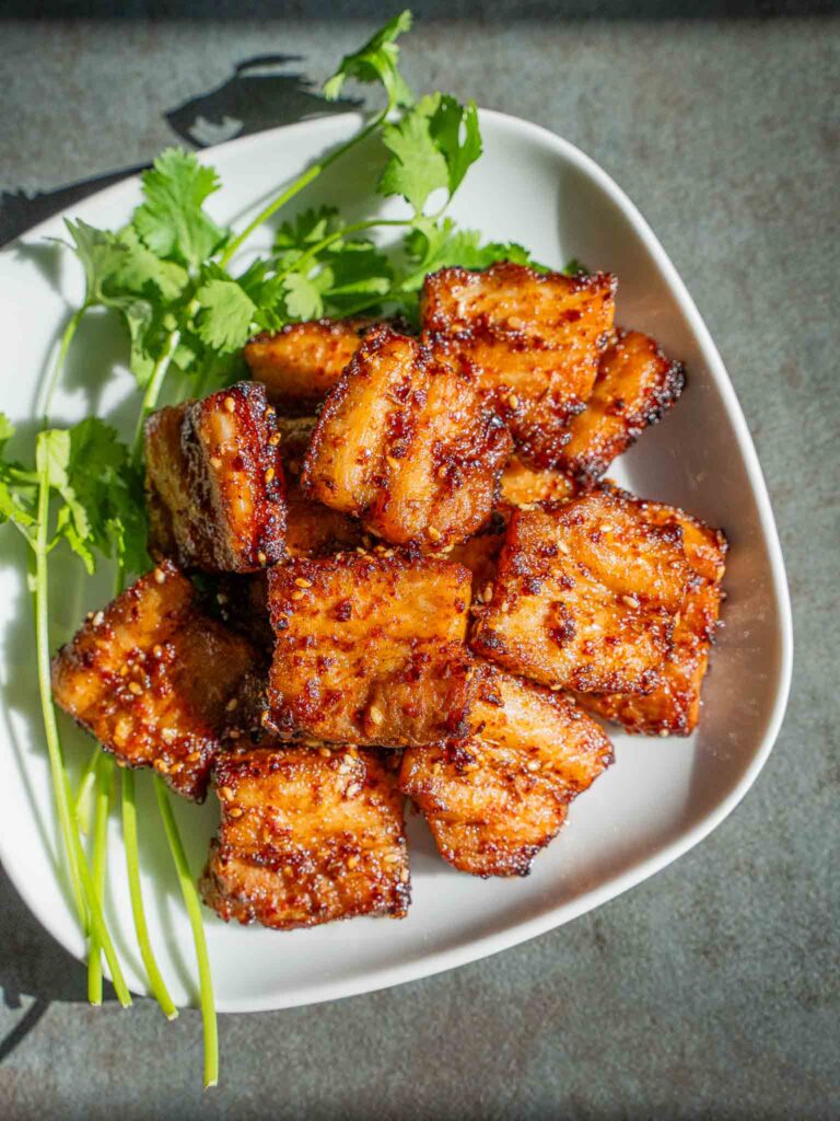 spicy pork belly air fryer recipe