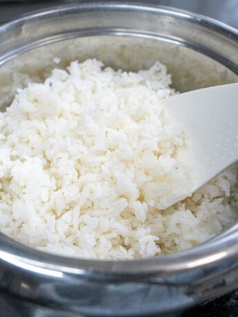 White rice in rice cooker recipe