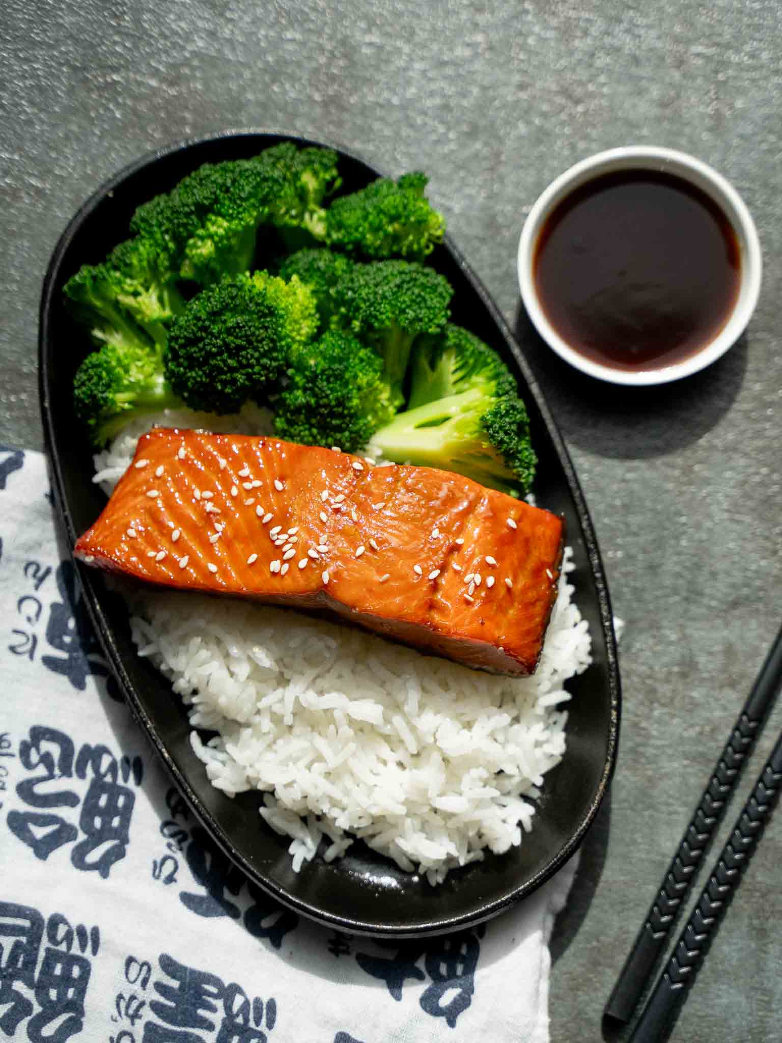 Teriyaki Salmon in Air Fryer