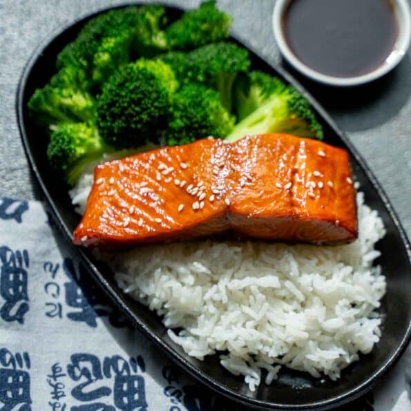 Teriyaki Salmon in Air Fryer