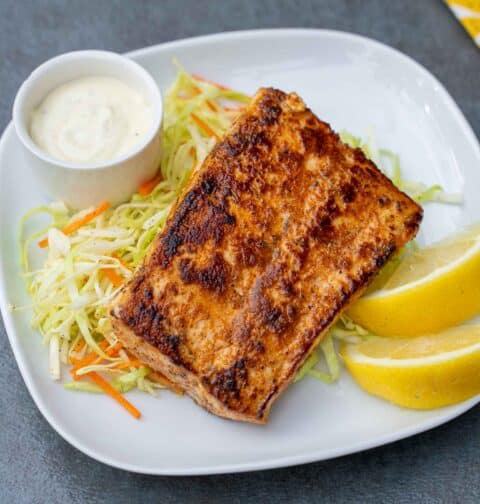 Pan fried mahi mahi