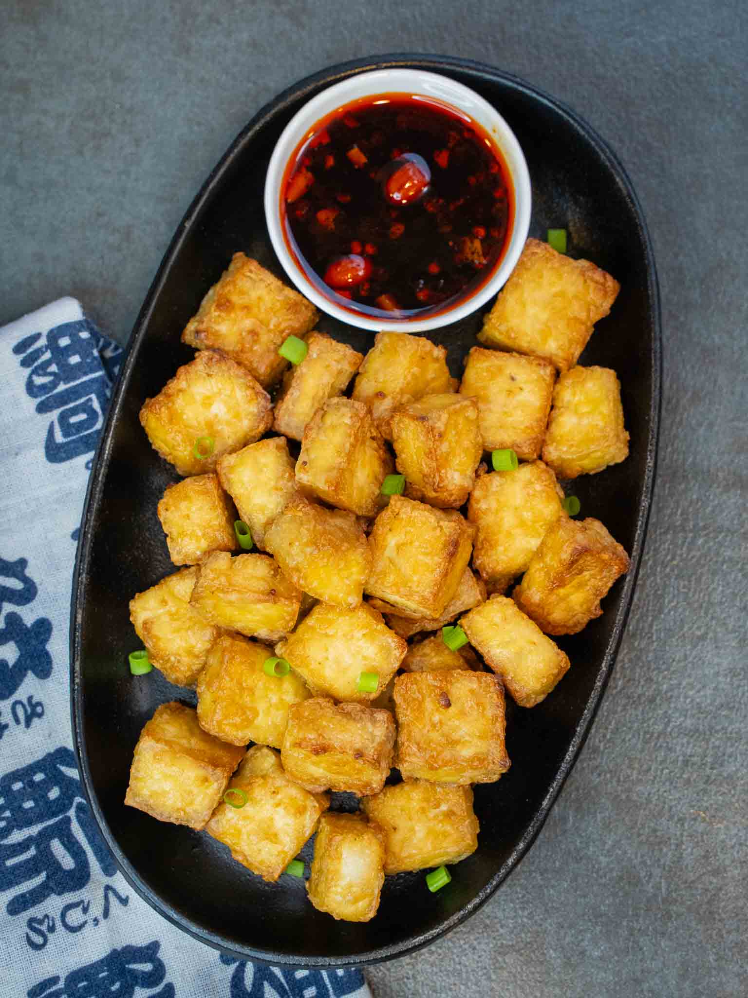 Air Fried Crispy Tofu