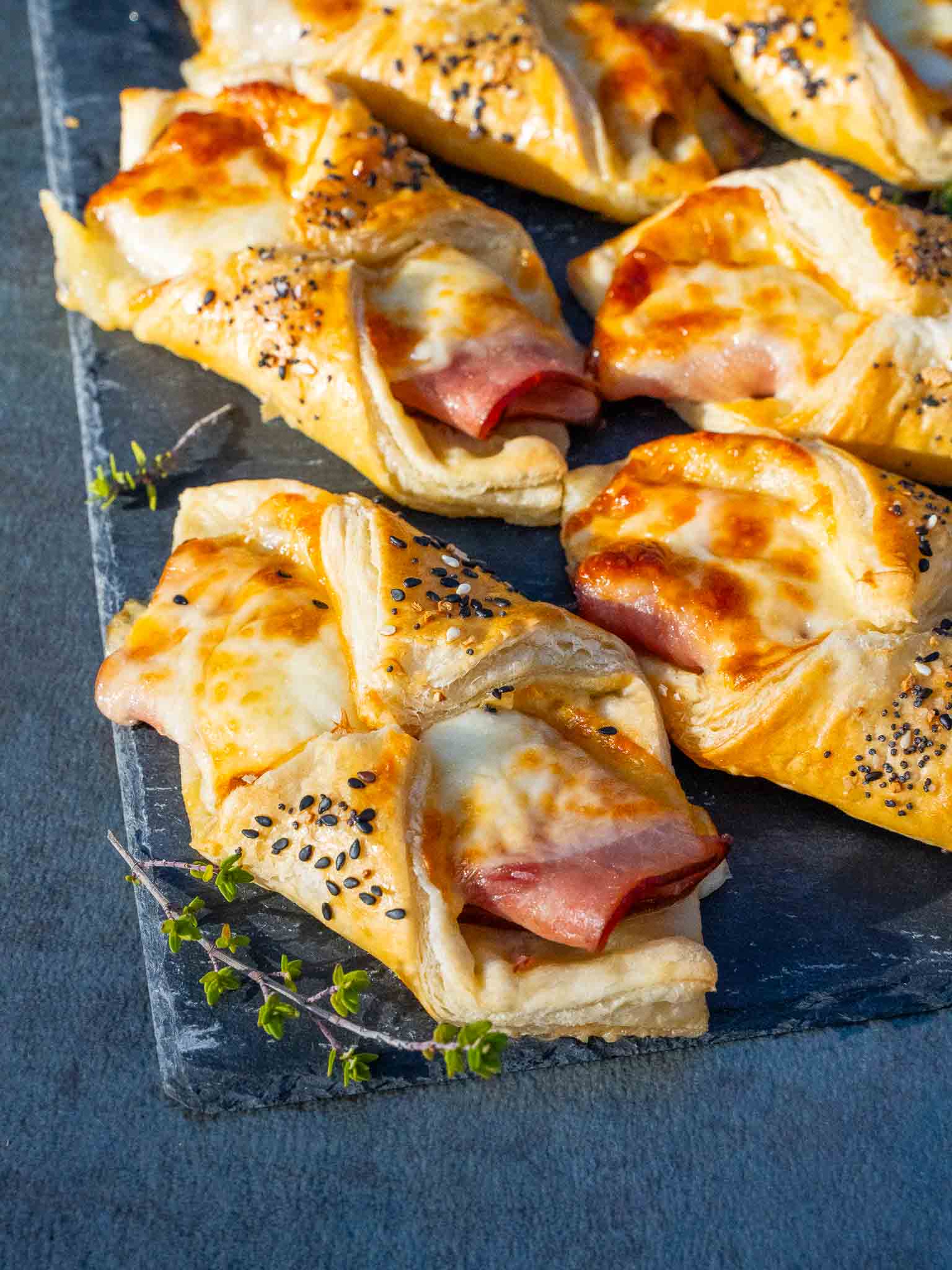 Ham and Cheese Puff Pastry