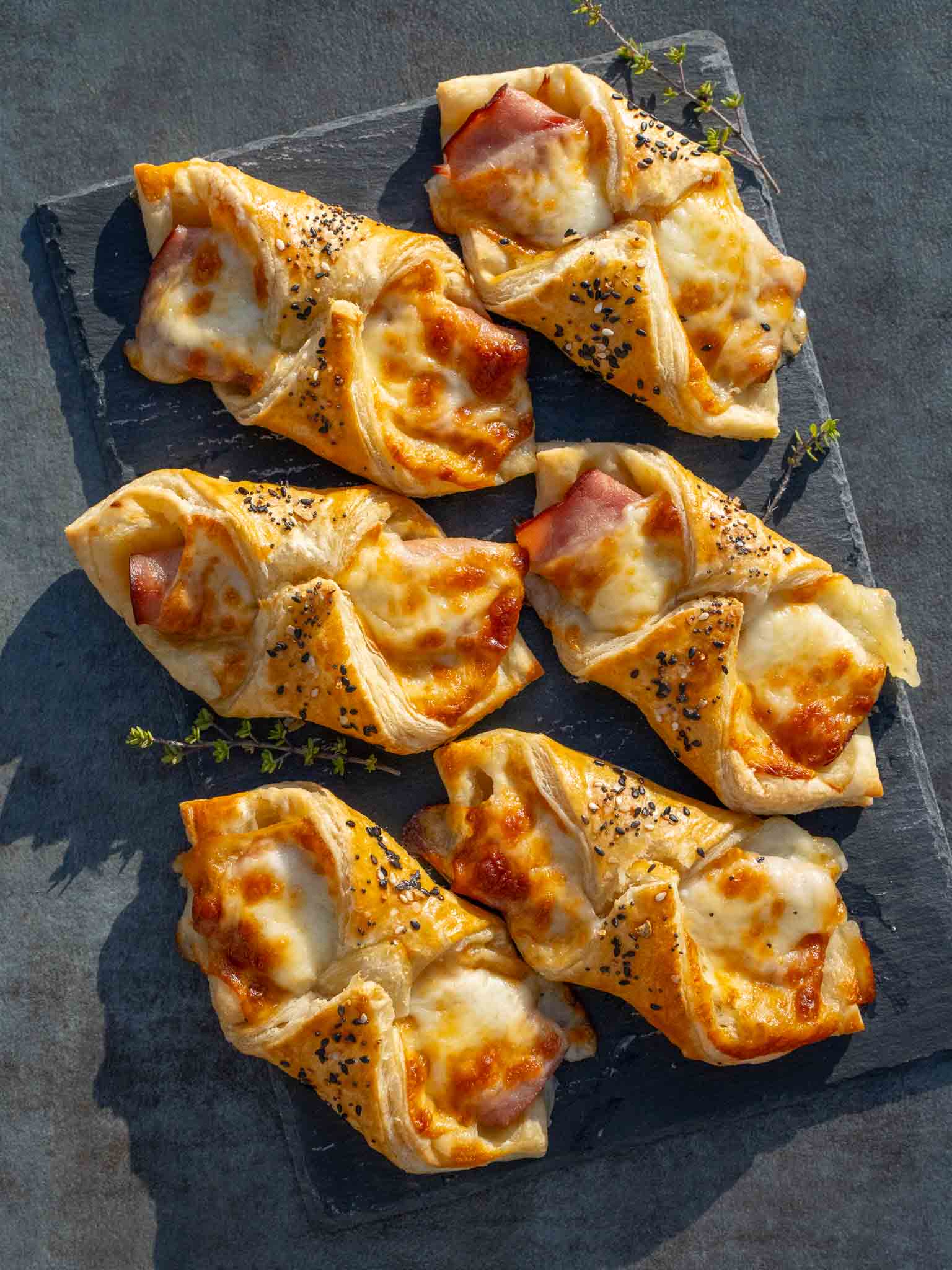 Ham and Cheese Puff Pastry