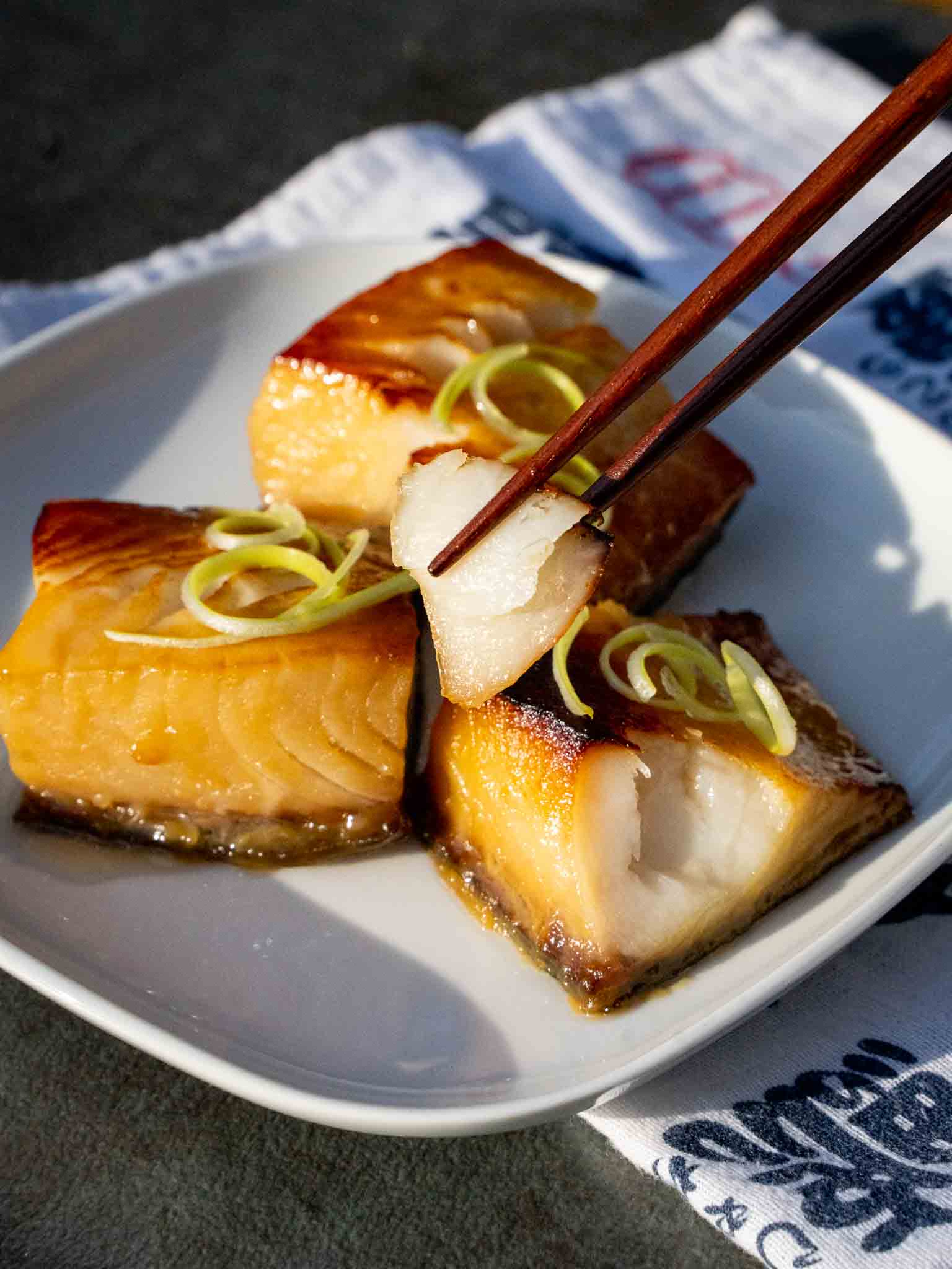 Miso black cod recipe