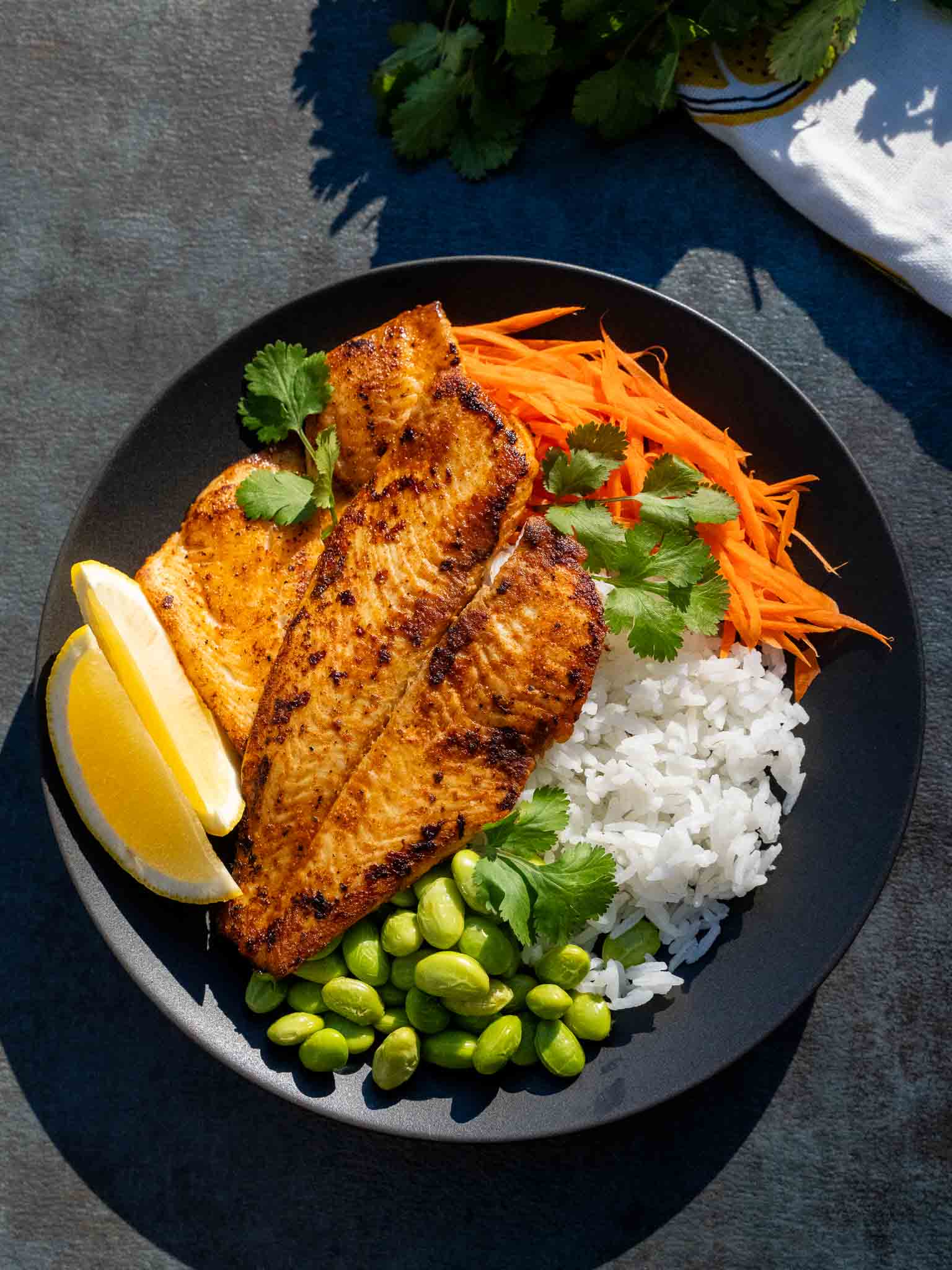 Pan fried flounder fillets