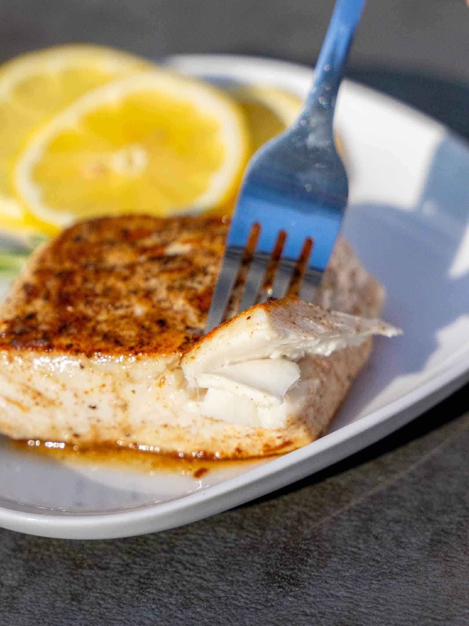 Pan seared Halibut