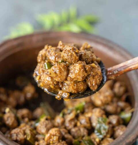 Sri Lankan soy soya meat curry